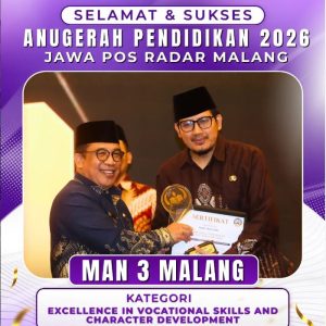 MAN 3 Malang Raih Anugerah Pendidikan Radar Malang 2026